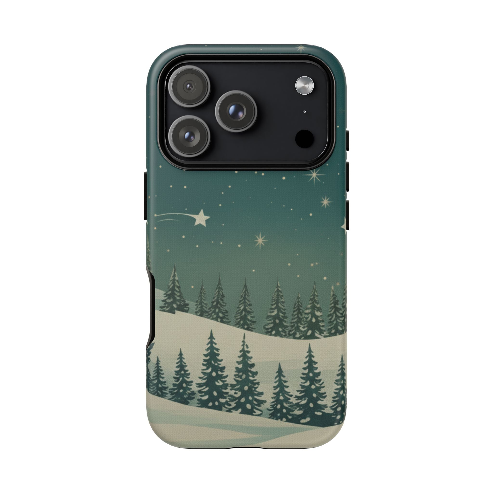 Winter Night Sky iPhone Case - Christmas Holiday Collection