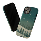 Winter Night Sky iPhone Case - Christmas Holiday Collection