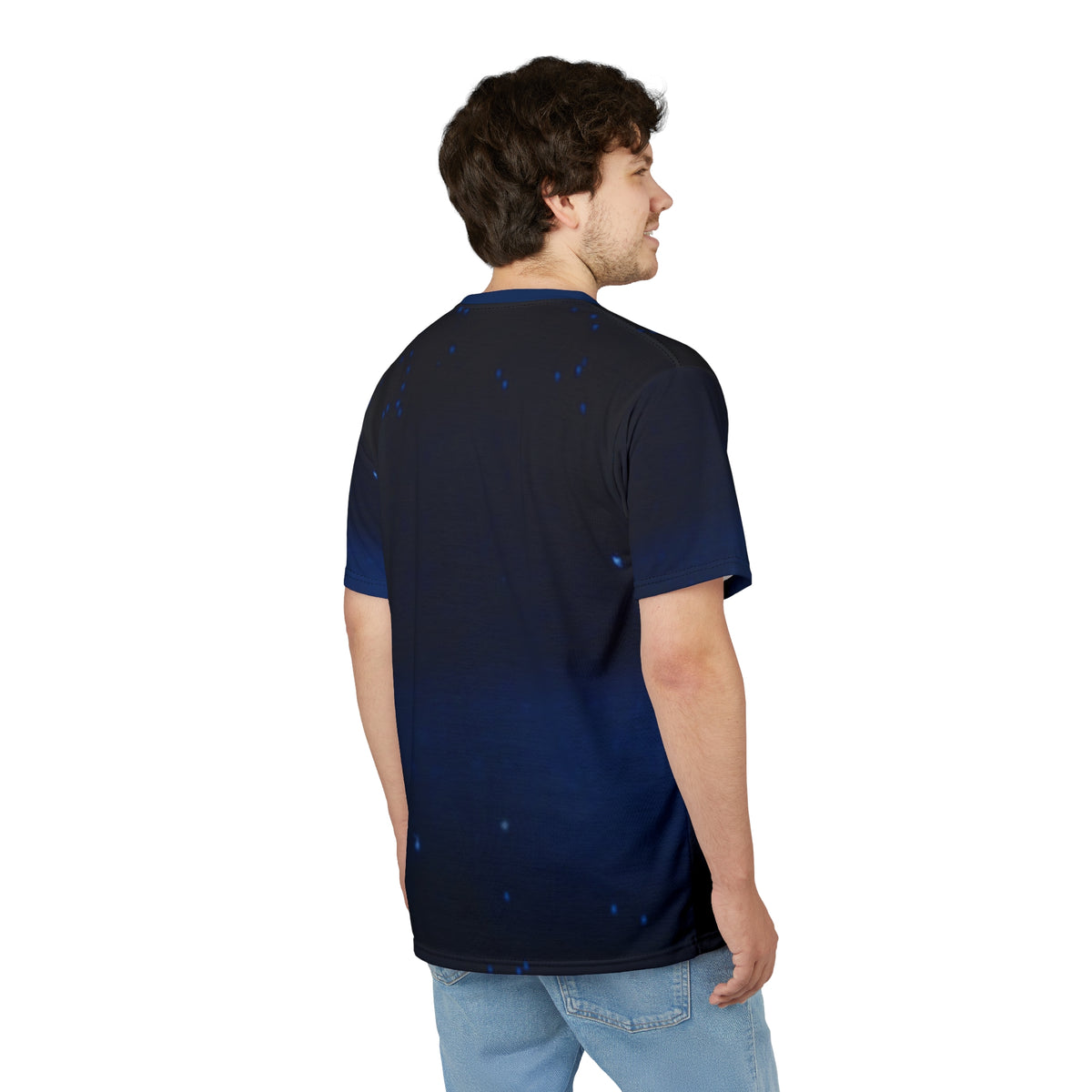 Blue Rose All-Over Print Tee