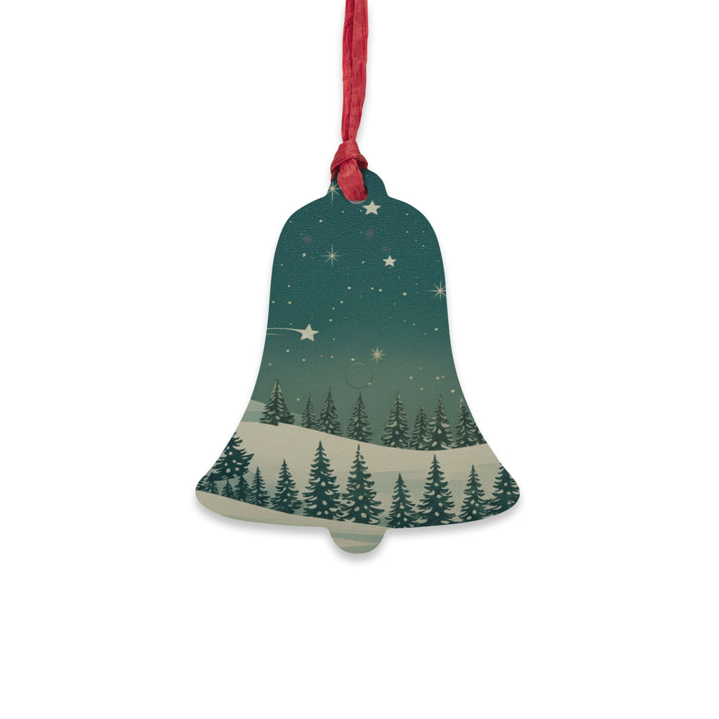 Bell Wood Ornament - Christmas Holiday Collection
