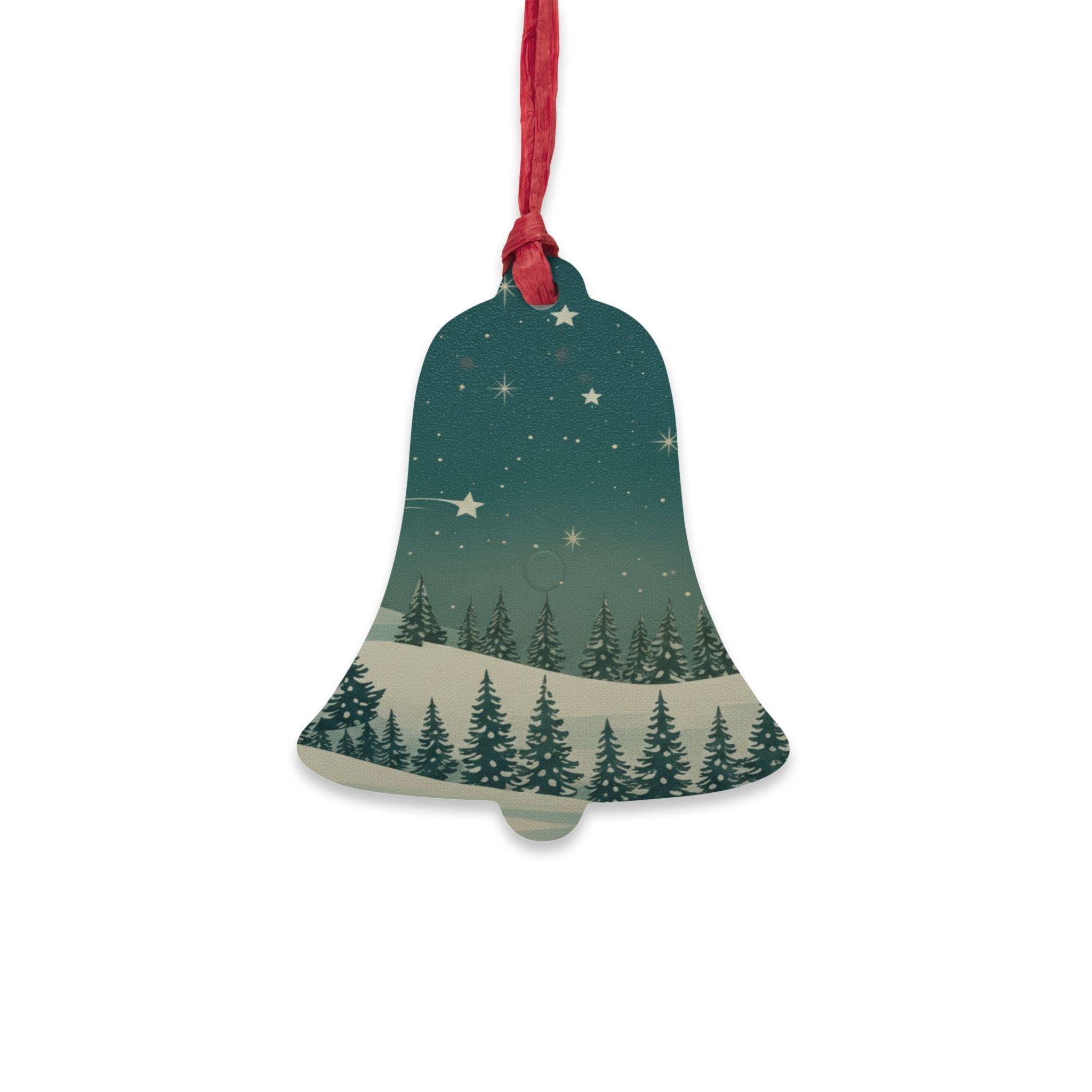 Bell Wood Ornament - Christmas Holiday Collection