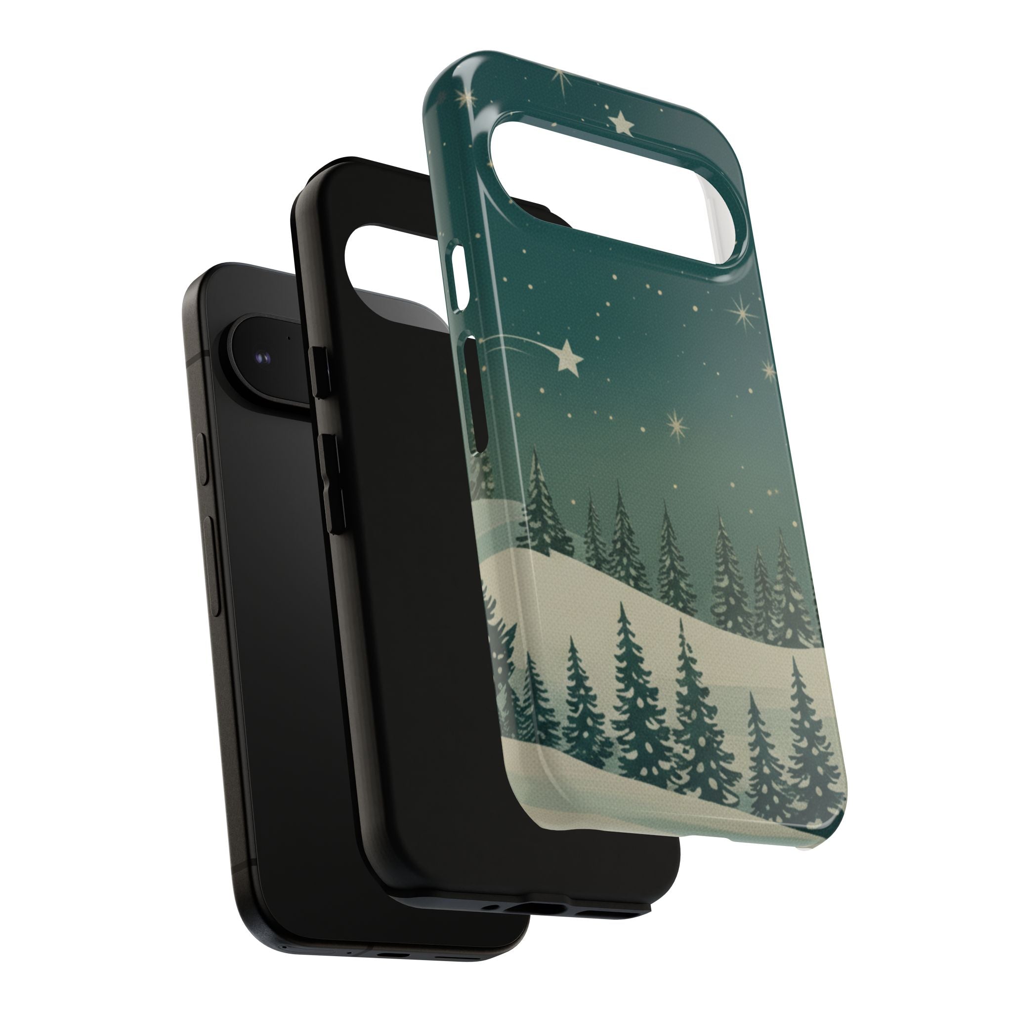 Winter Night Samsung Galaxy/Google Pixel Phone Case - Christmas Holiday Collection