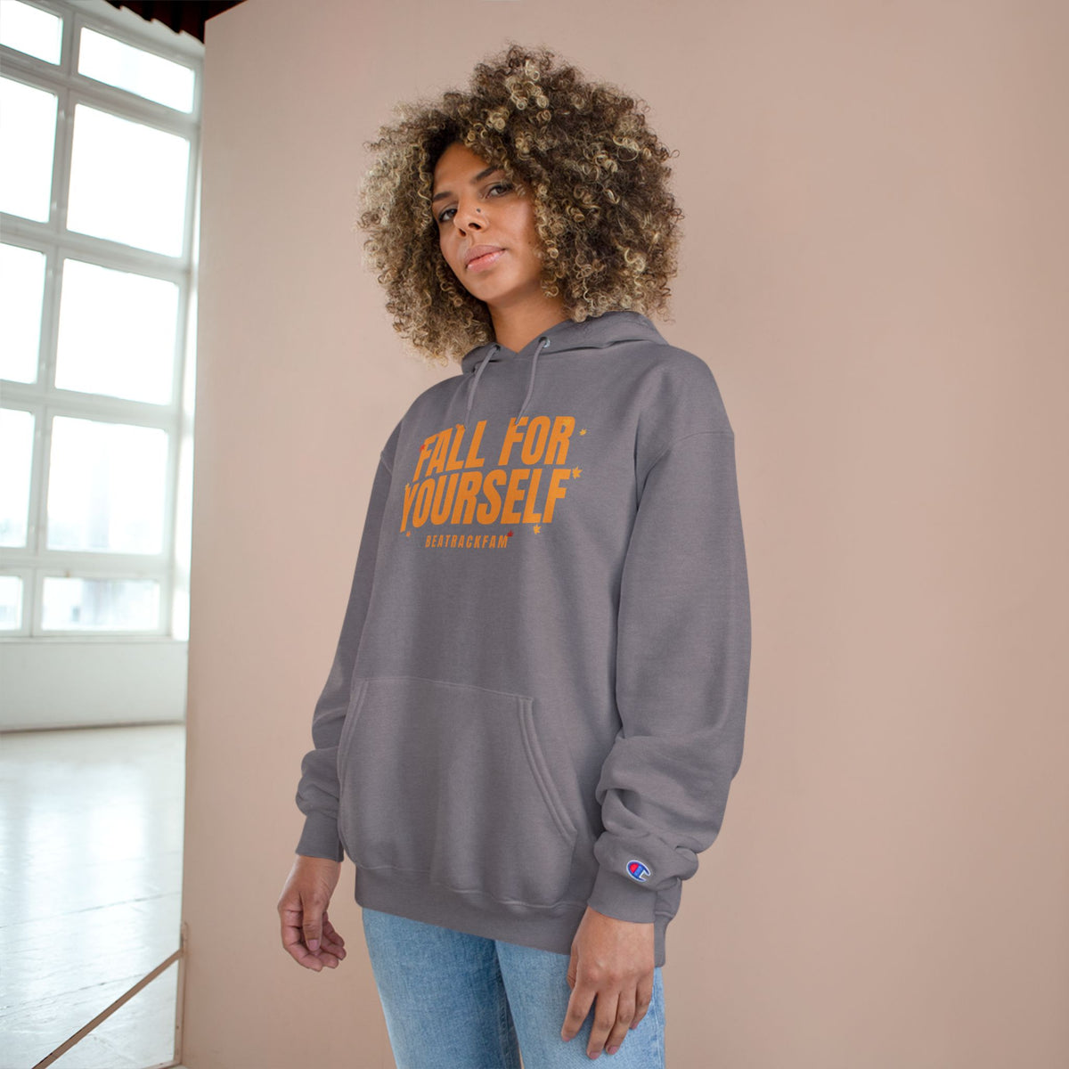 Fall For Yourself Champion Pullover Hoodie