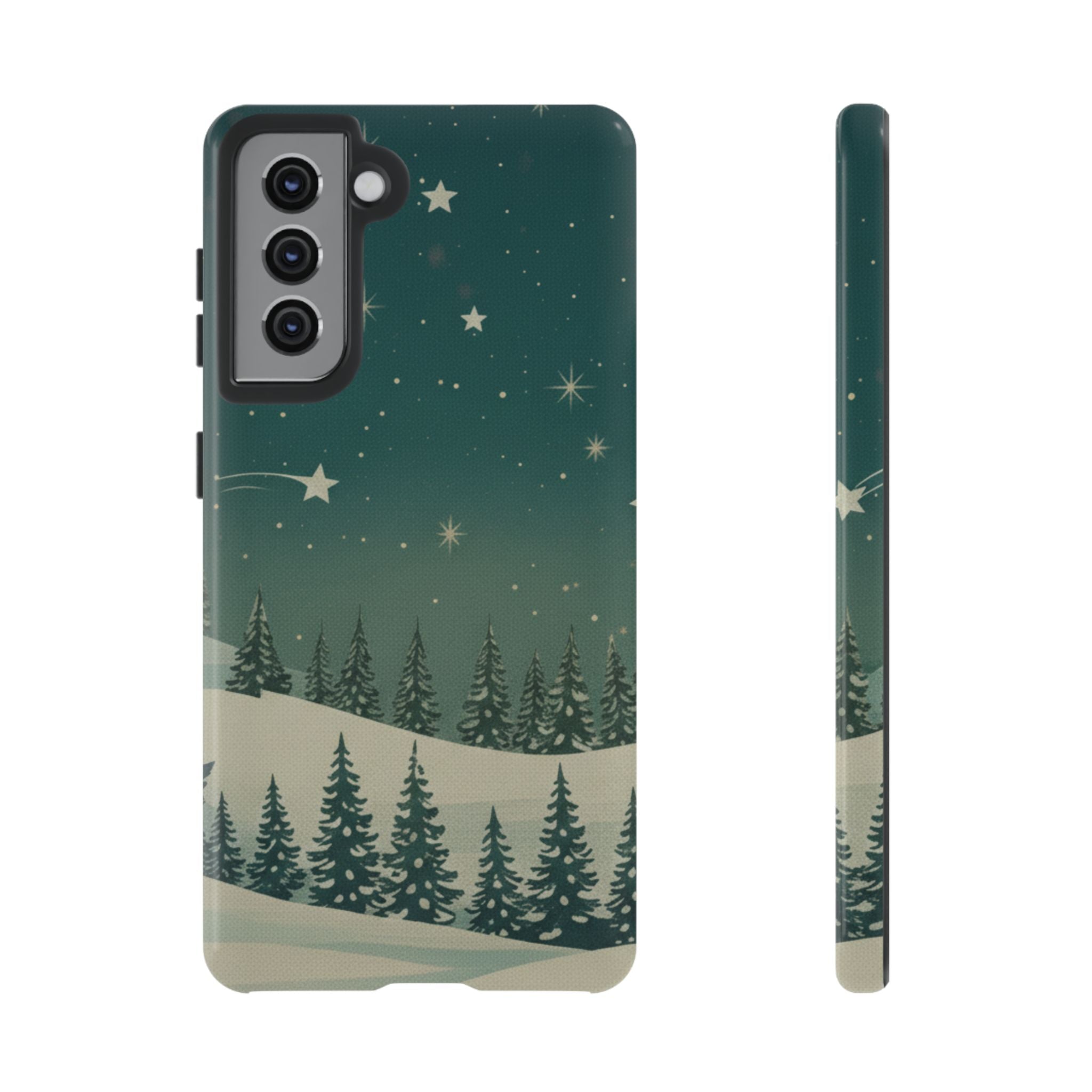 Winter Night Samsung Galaxy/Google Pixel Phone Case - Christmas Holiday Collection