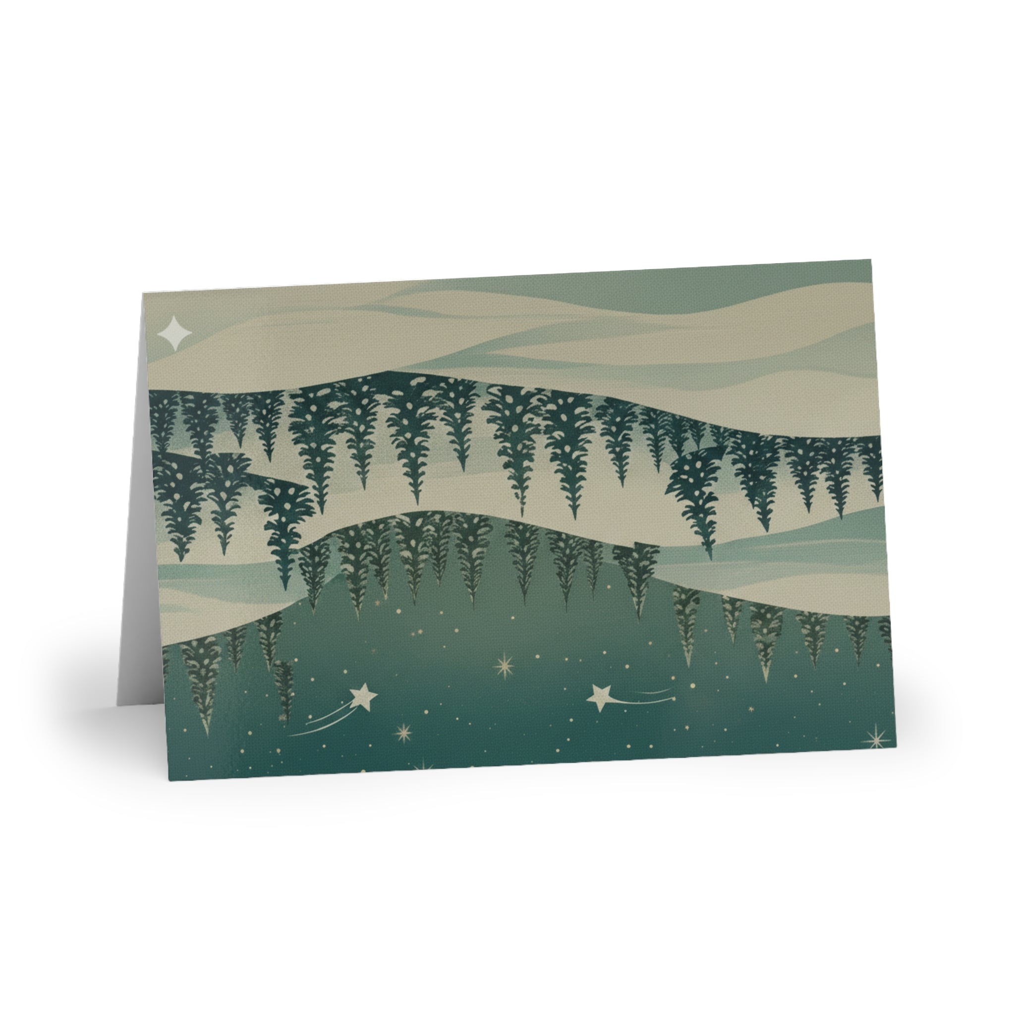 Winter Forest Greeting Cards - Christmas Holiday Collection