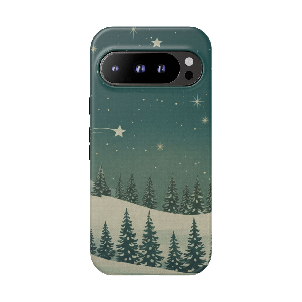Winter Night Samsung Galaxy/Google Pixel Phone Case - Christmas Holiday Collection