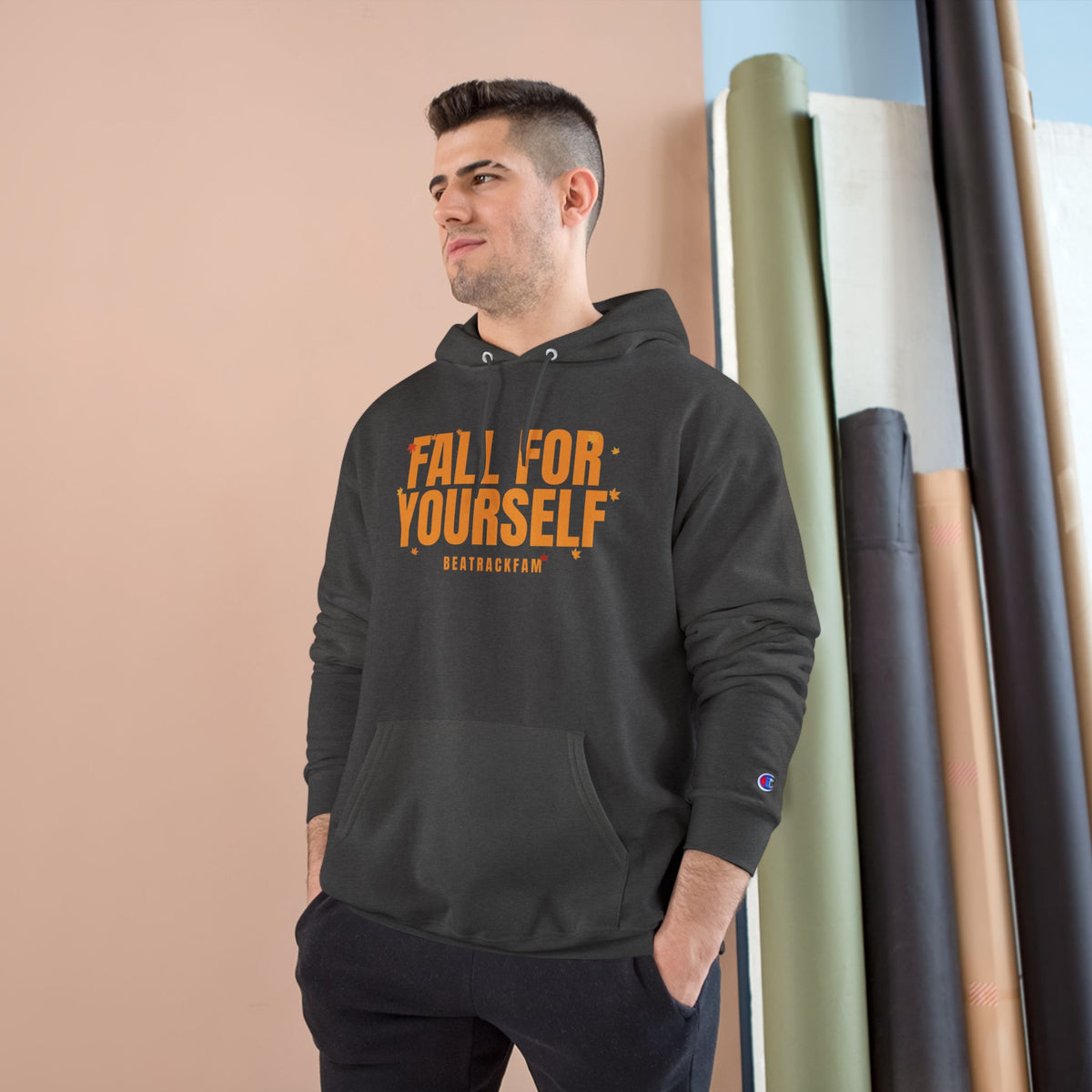 Fall For Yourself Champion Pullover Hoodie
