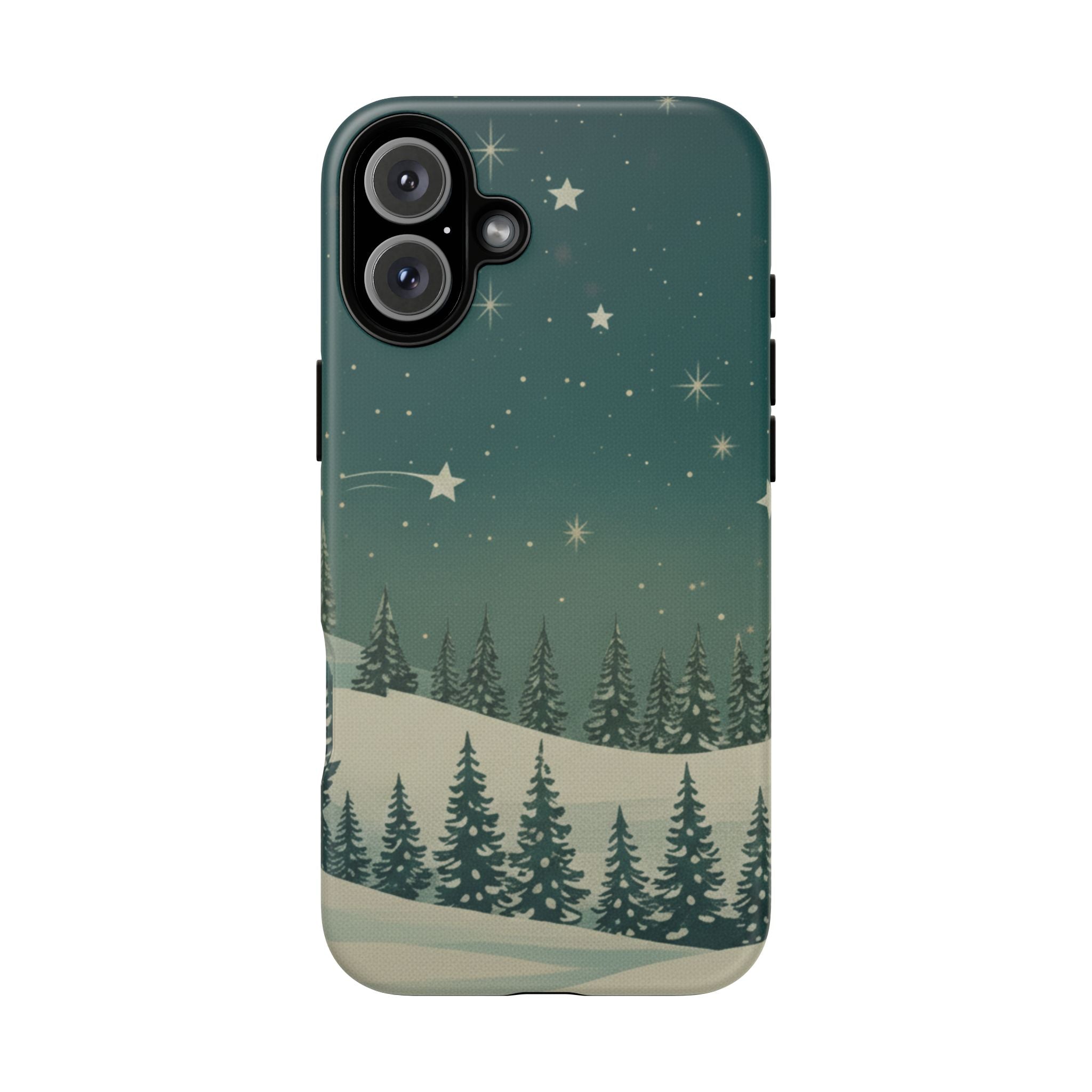 Winter Night Sky iPhone Case - Christmas Holiday Collection