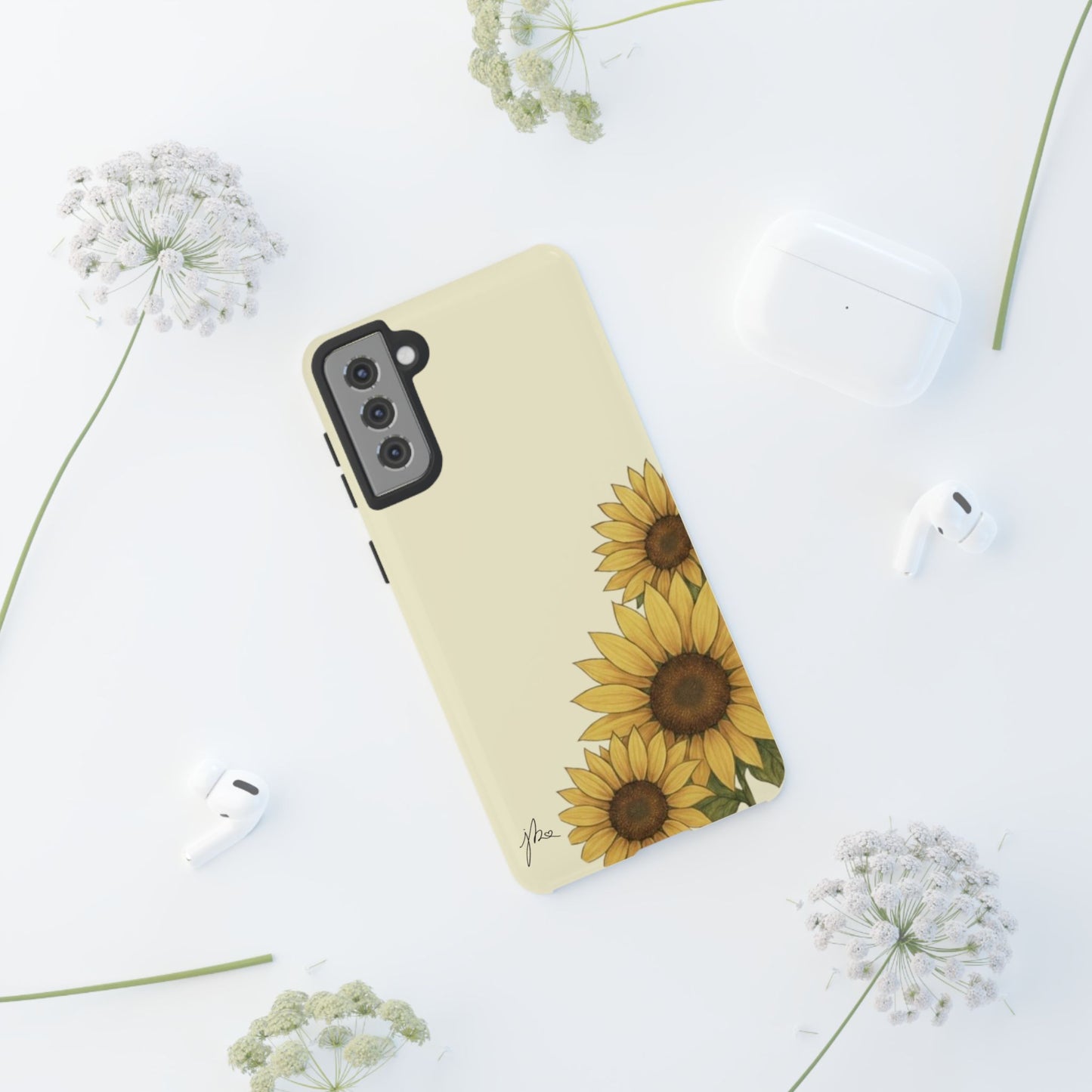 Samsung Galaxy/Google Pixel Tough Case - Sunflower Signature Collection by Juli