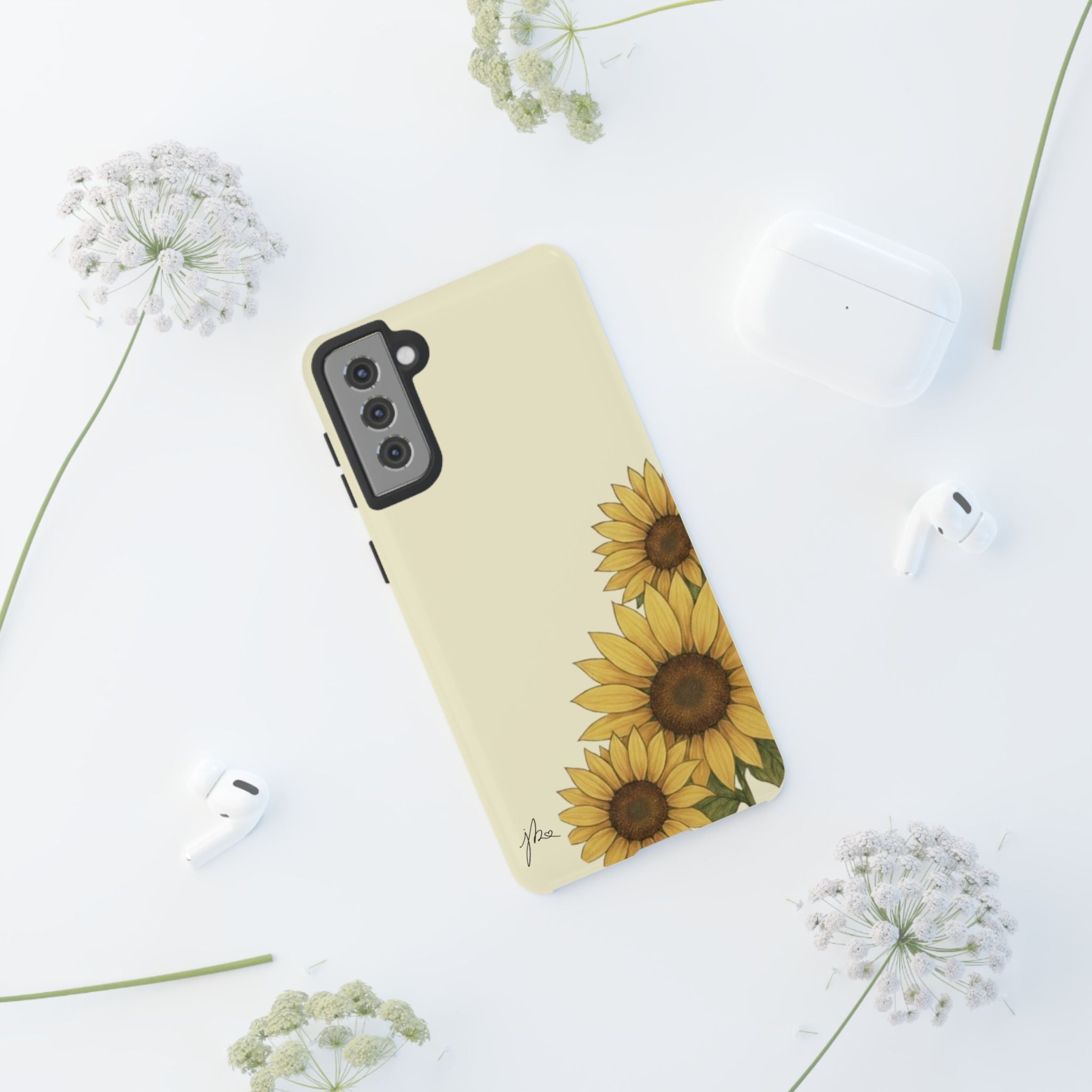 Samsung Galaxy/Google Pixel Tough Case - Sunflower Signature Collection by Juli