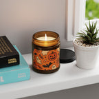 Multi-Size Amber Scented Soy Candle - Holiday Collection (Halloween)