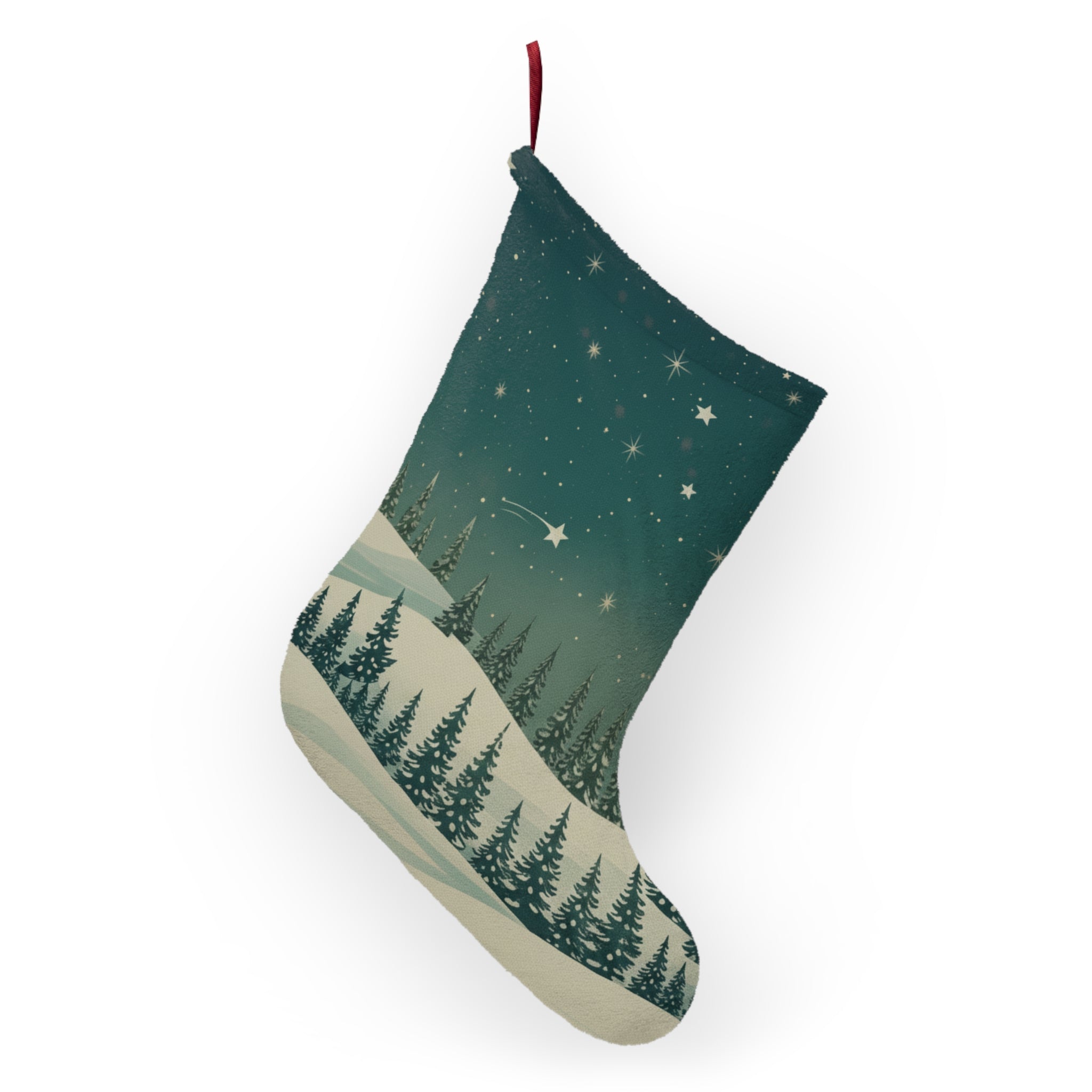 Winter Night Christmas Stocking - Christmas Holiday Collection
