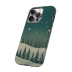 Winter Night Sky iPhone Case - Christmas Holiday Collection