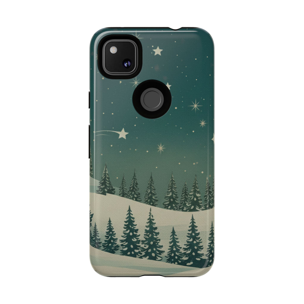 Winter Night Samsung Galaxy/Google Pixel Phone Case - Christmas Holiday Collection