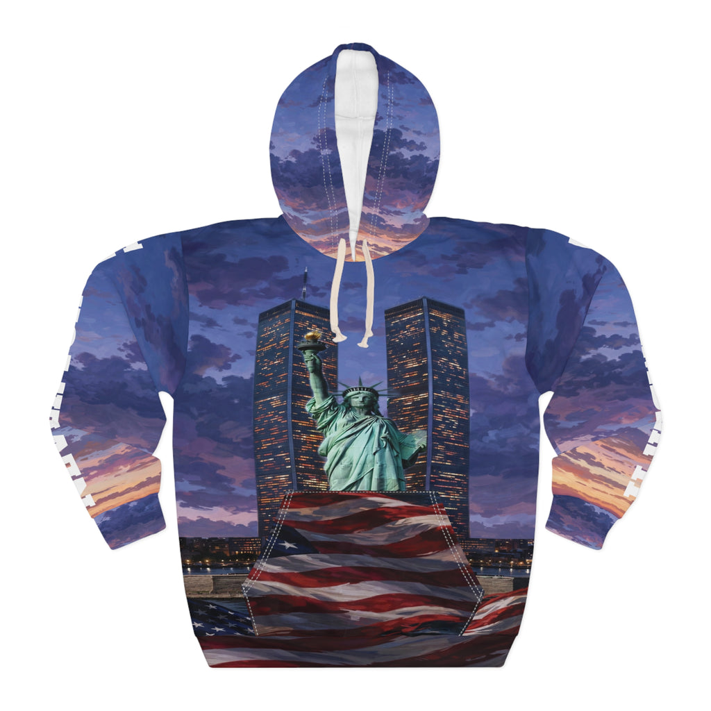 Never Forget Twin Towers Unisex Hoodie