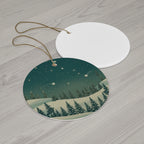 Star Ceramic Ornament - Christmas Holiday Collection