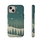 Winter Night Sky iPhone Case - Christmas Holiday Collection