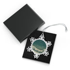 Pewter Snowflake Ornament - Christmas Holiday Collection