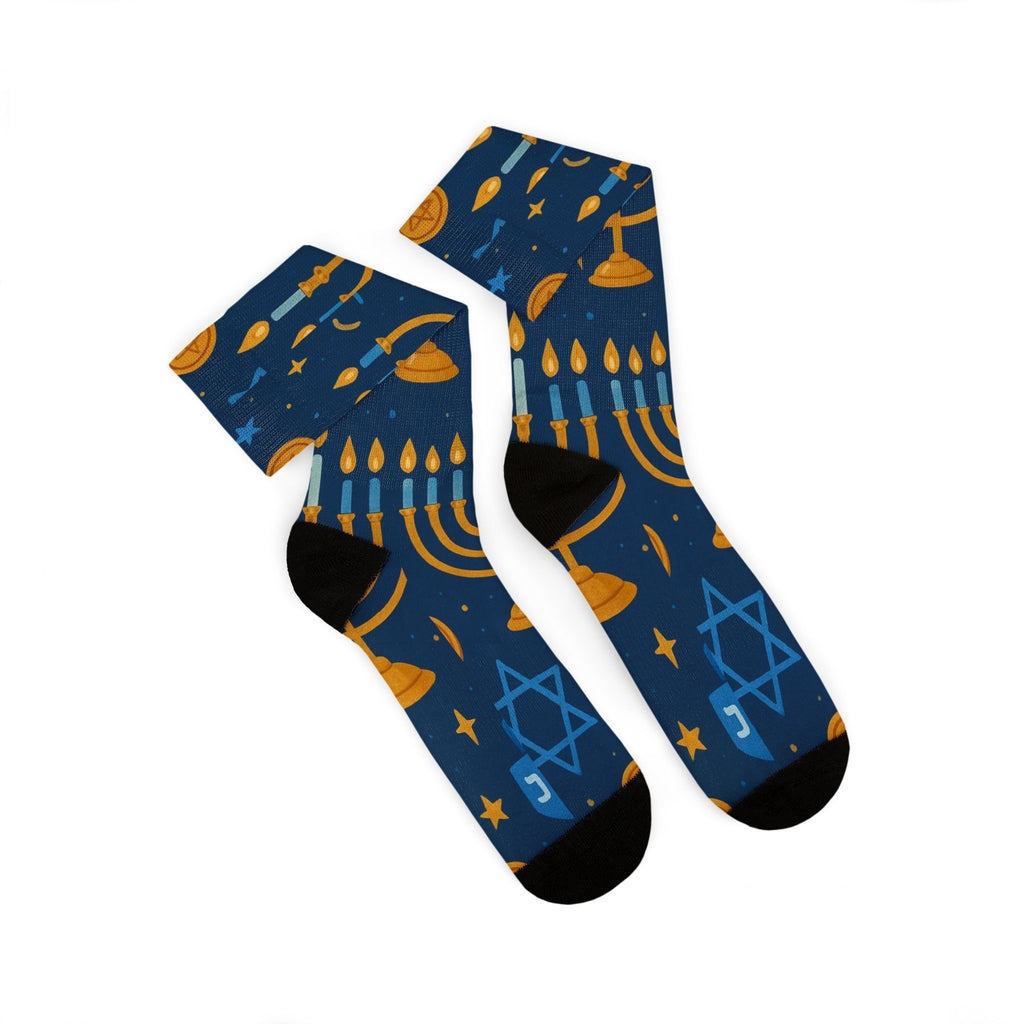 Hanukkah Crew Socks