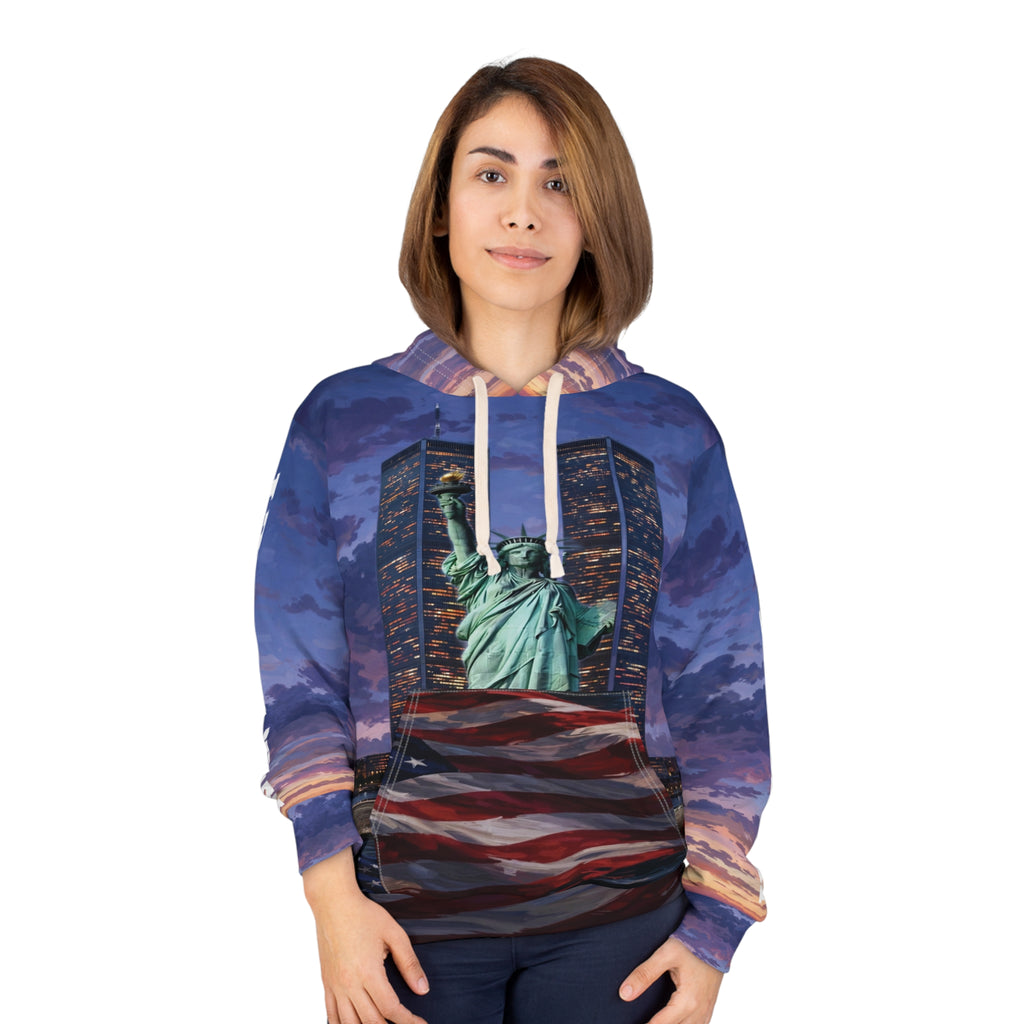 Never Forget Twin Towers Unisex Hoodie