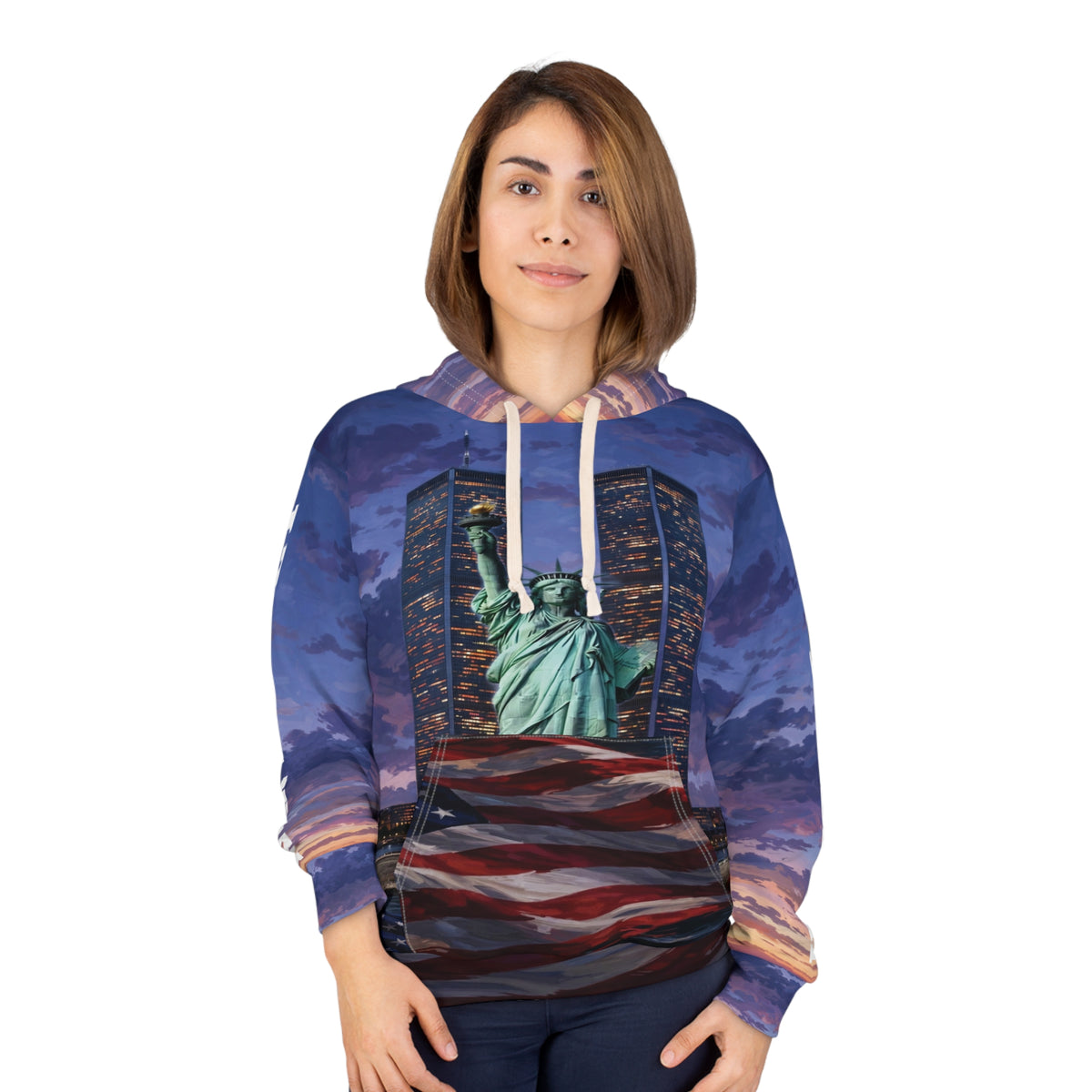 Never Forget Twin Towers Unisex Hoodie