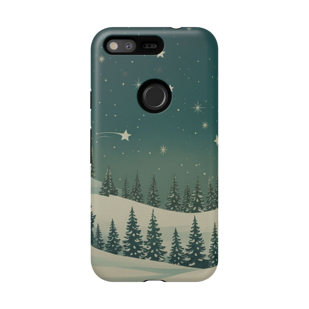 Winter Night Samsung Galaxy/Google Pixel Phone Case - Christmas Holiday Collection