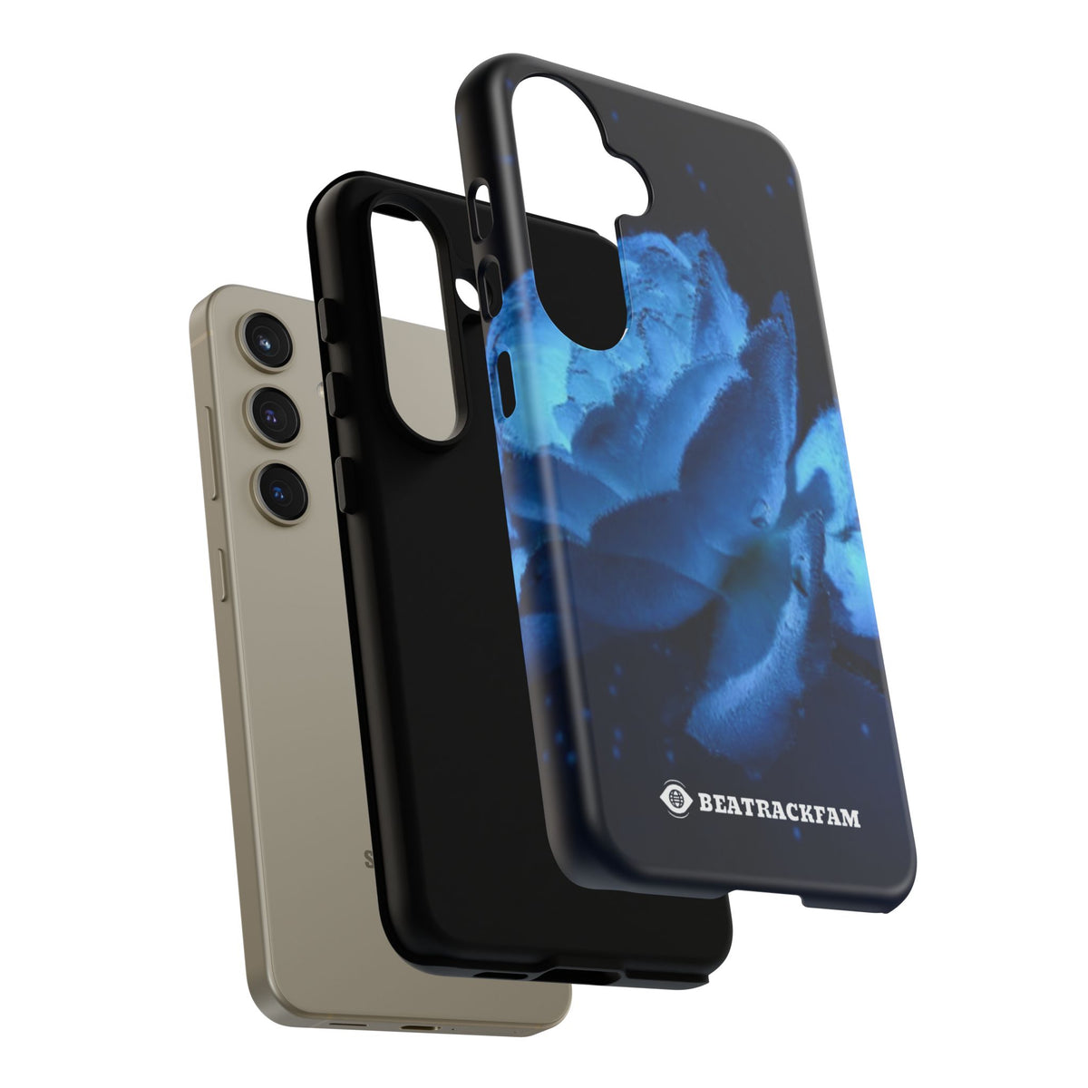 Blue Rose Tough Phone Case