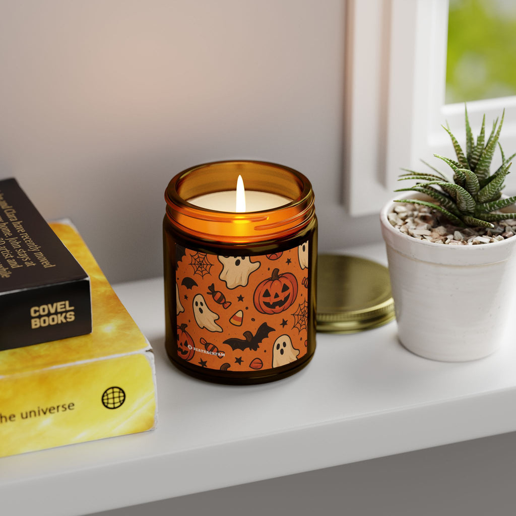 Coconut Apricot Wax Scented Candles - Holiday Collection (Halloween)