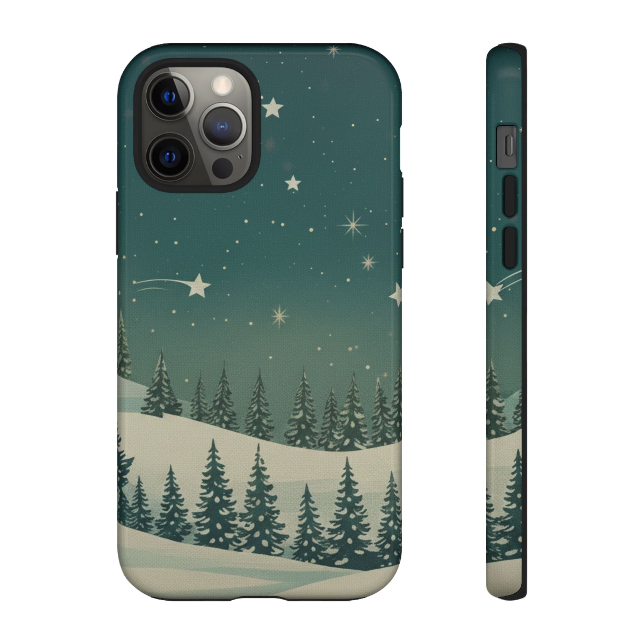 Winter Night Sky iPhone Case - Christmas Holiday Collection