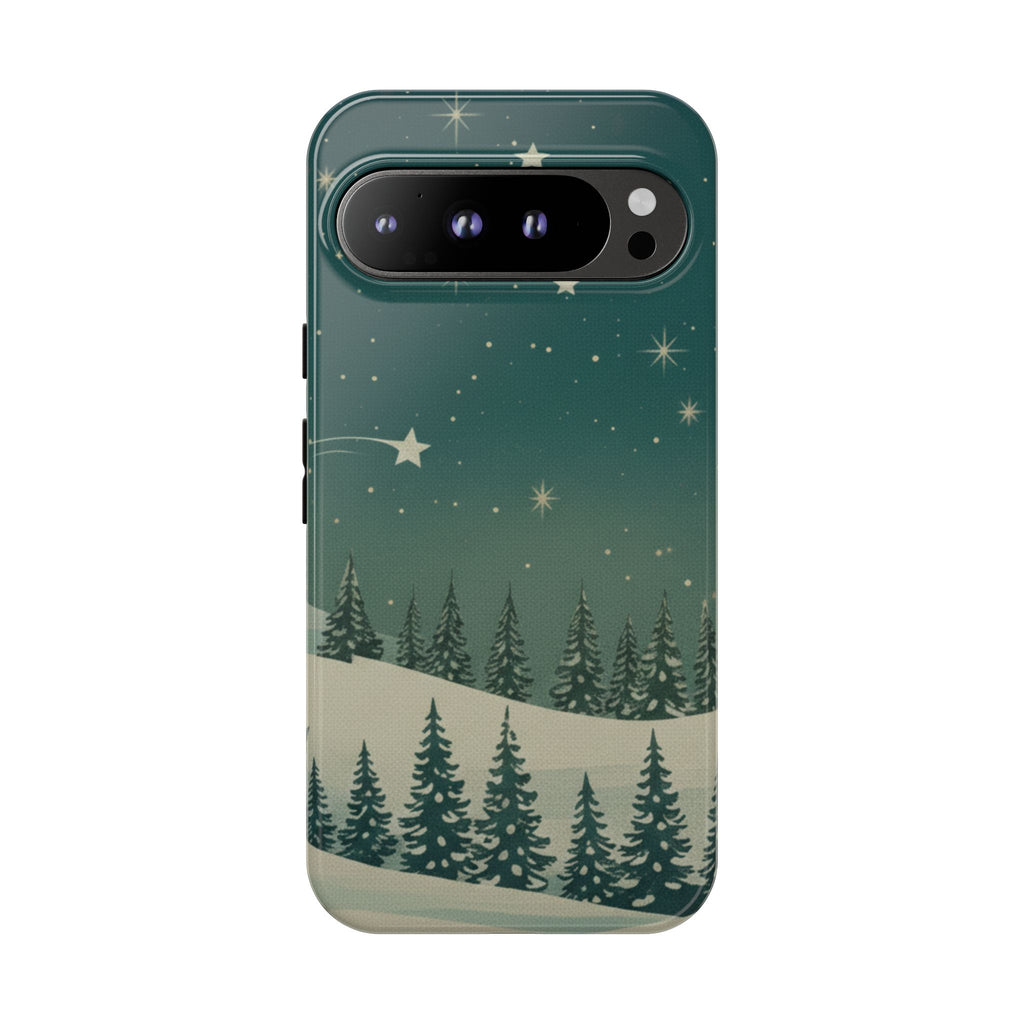 Winter Night Samsung Galaxy/Google Pixel Phone Case - Christmas Holiday Collection