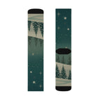 Winter Forest Sublimation Socks - Christmas Holiday Collection