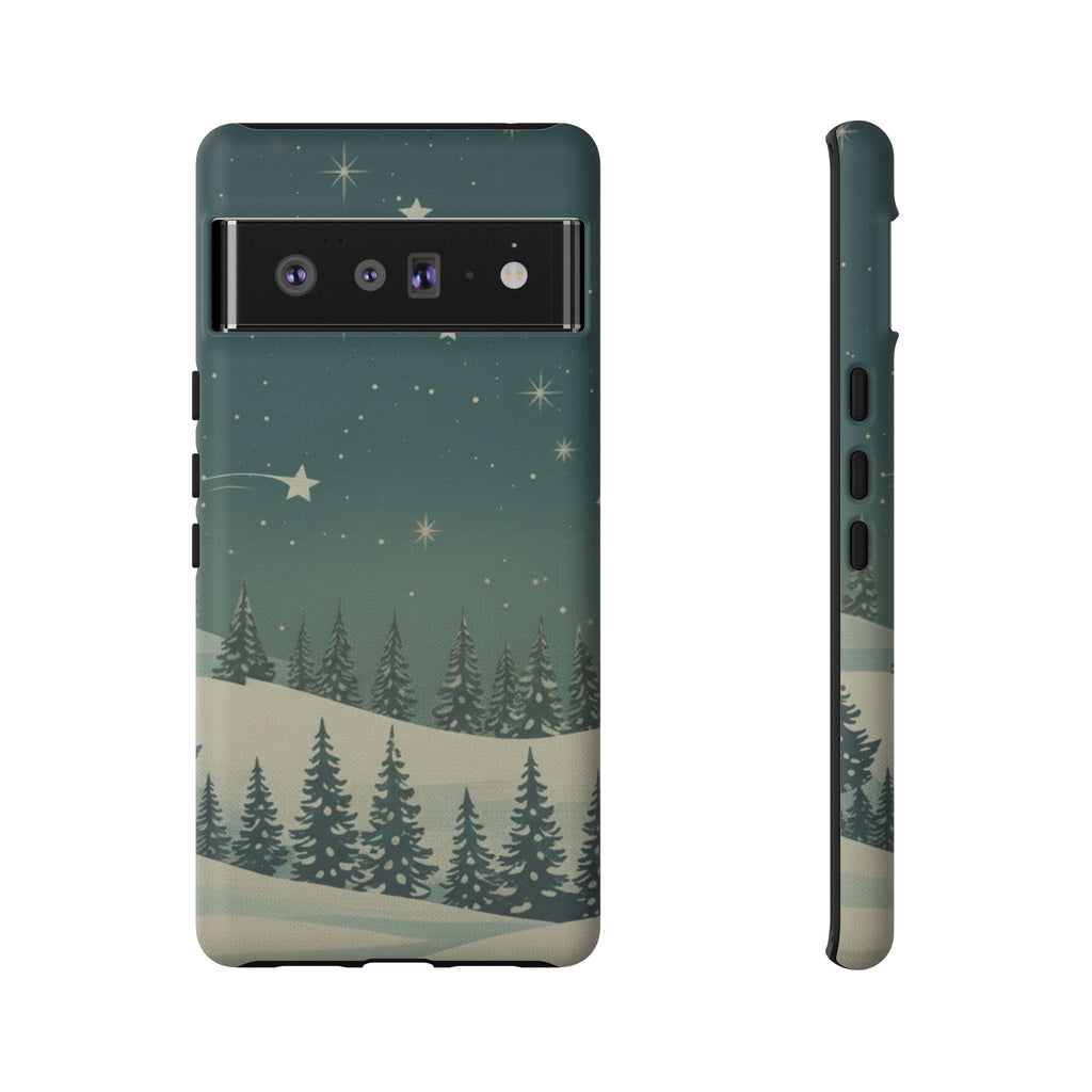 Winter Night Samsung Galaxy/Google Pixel Phone Case - Christmas Holiday Collection