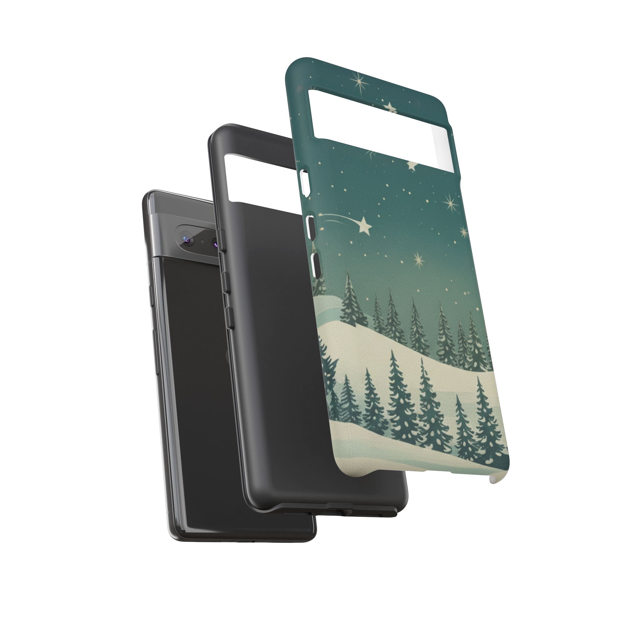Winter Night Samsung Galaxy/Google Pixel Phone Case - Christmas Holiday Collection