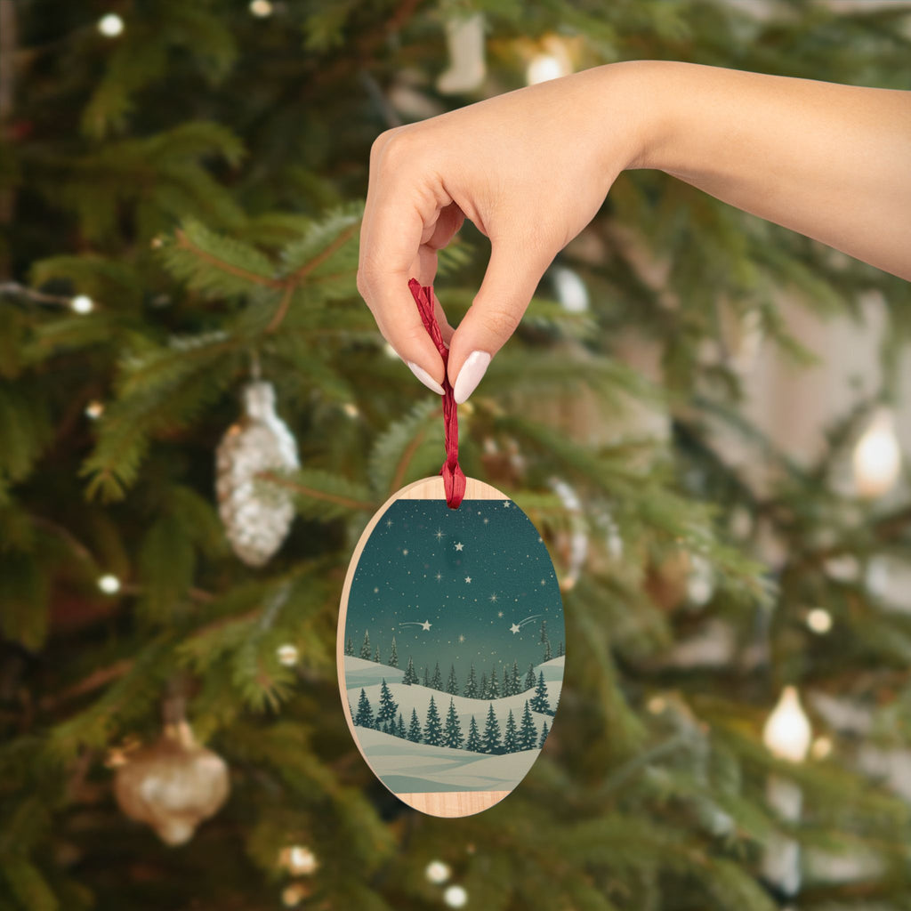 Bell Wood Ornament - Christmas Holiday Collection