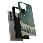 Winter Night Samsung Galaxy/Google Pixel Phone Case - Christmas Holiday Collection
