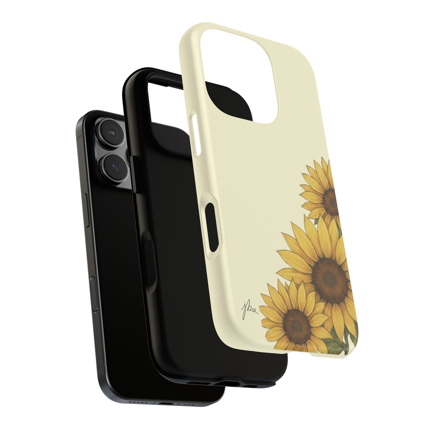 iPhone 8 - 12, 16 - 17 Tough Case - Sunflower Signature Collection by Juli