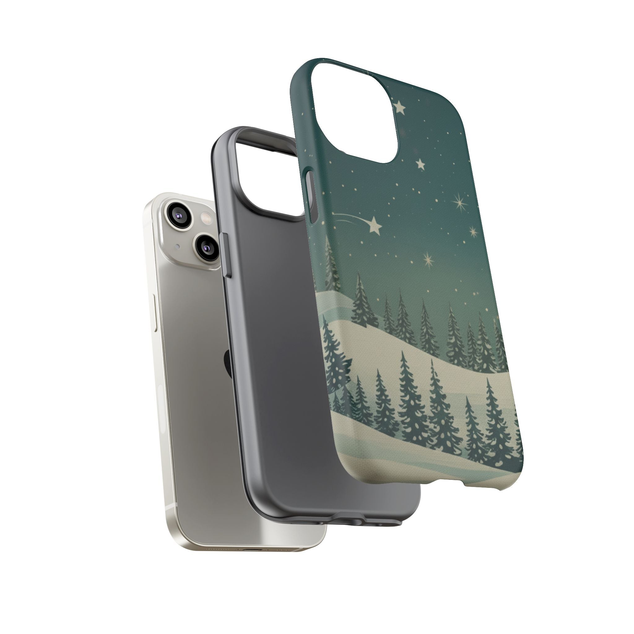 Winter Night Sky iPhone Case - Christmas Holiday Collection