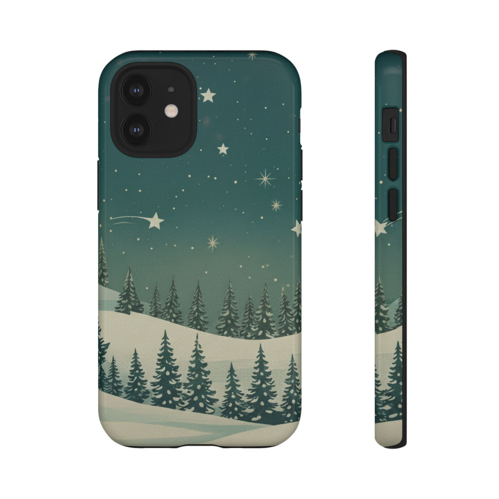 Winter Night Sky iPhone Case - Christmas Holiday Collection
