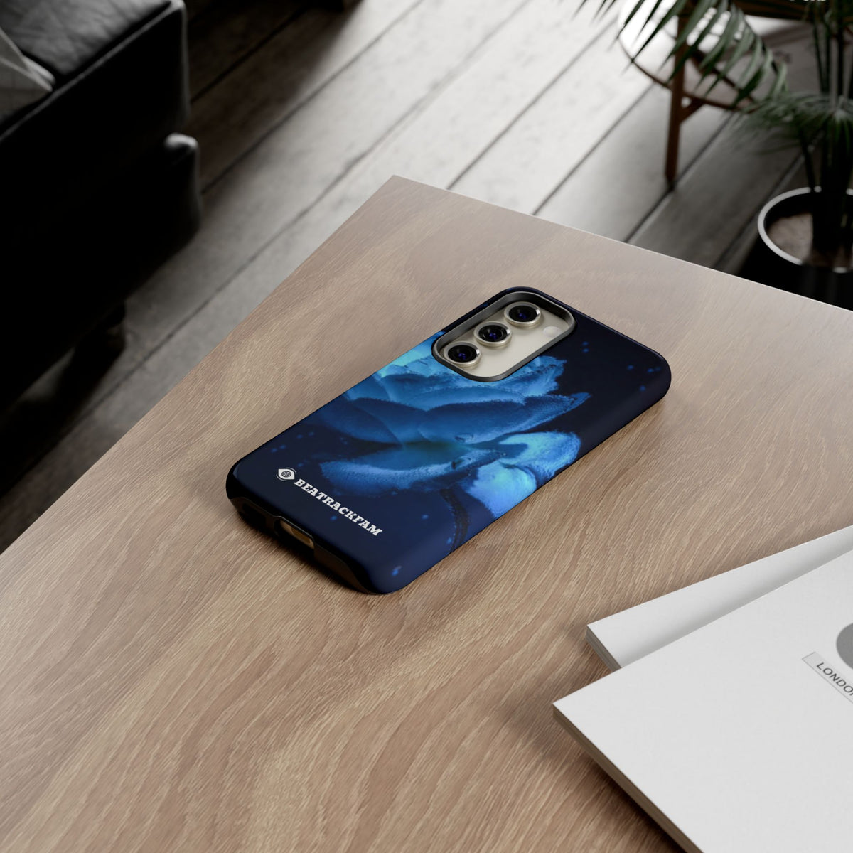 Blue Rose Tough Phone Case