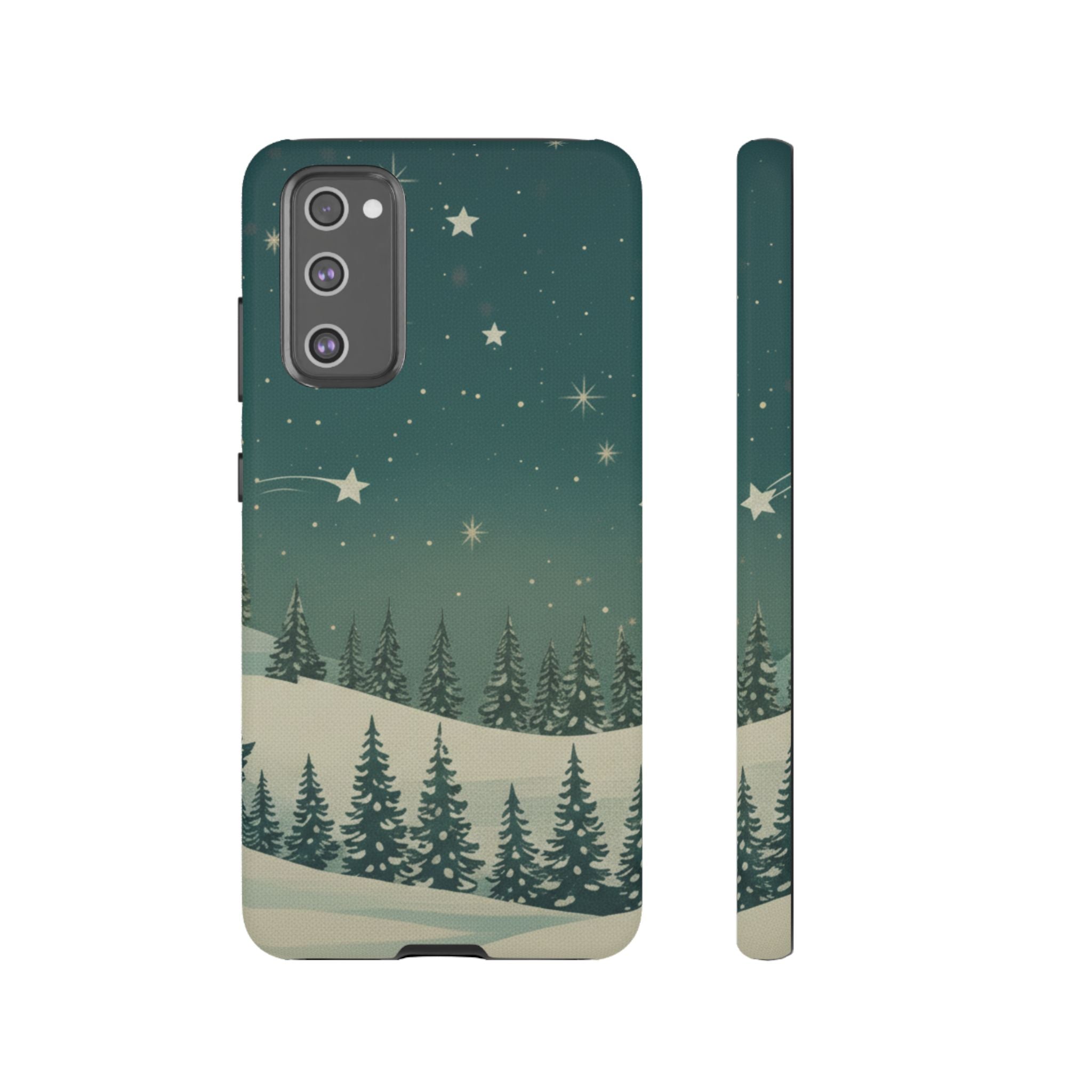 Winter Night Samsung Galaxy/Google Pixel Phone Case - Christmas Holiday Collection
