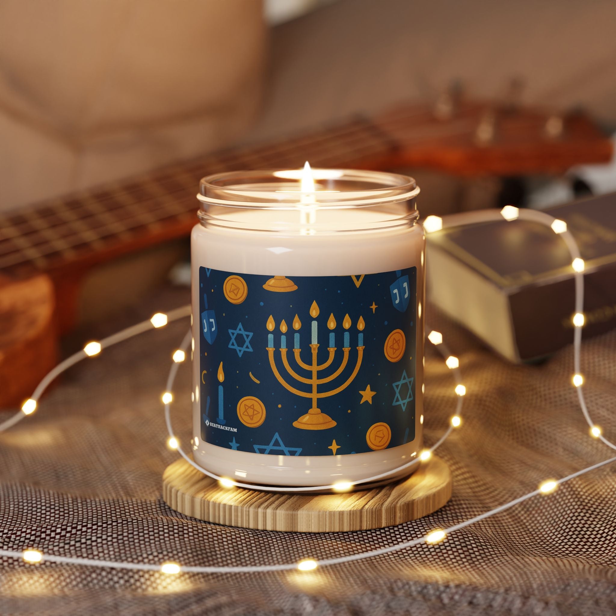 9oz Scented Soy Candle - Holiday Collection (Chanukah)