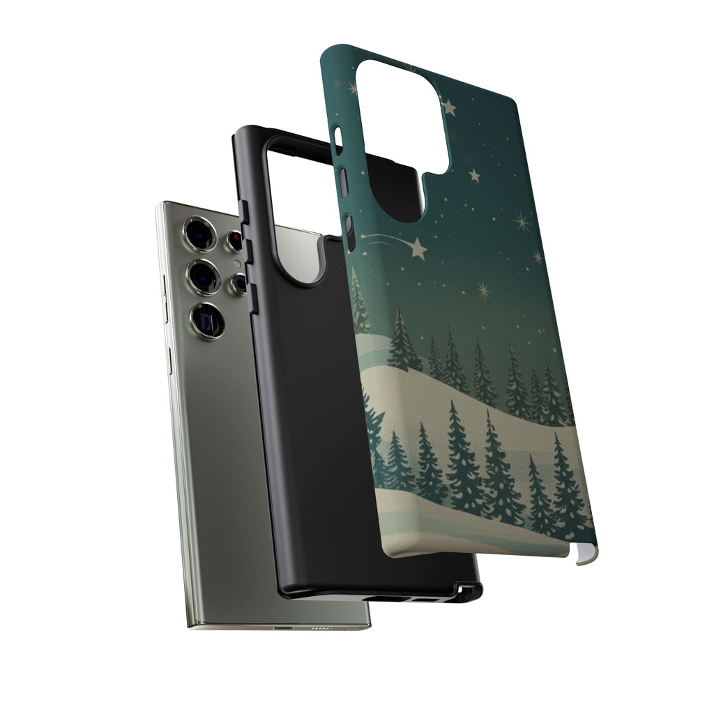 Winter Night Samsung Galaxy/Google Pixel Phone Case - Christmas Holiday Collection