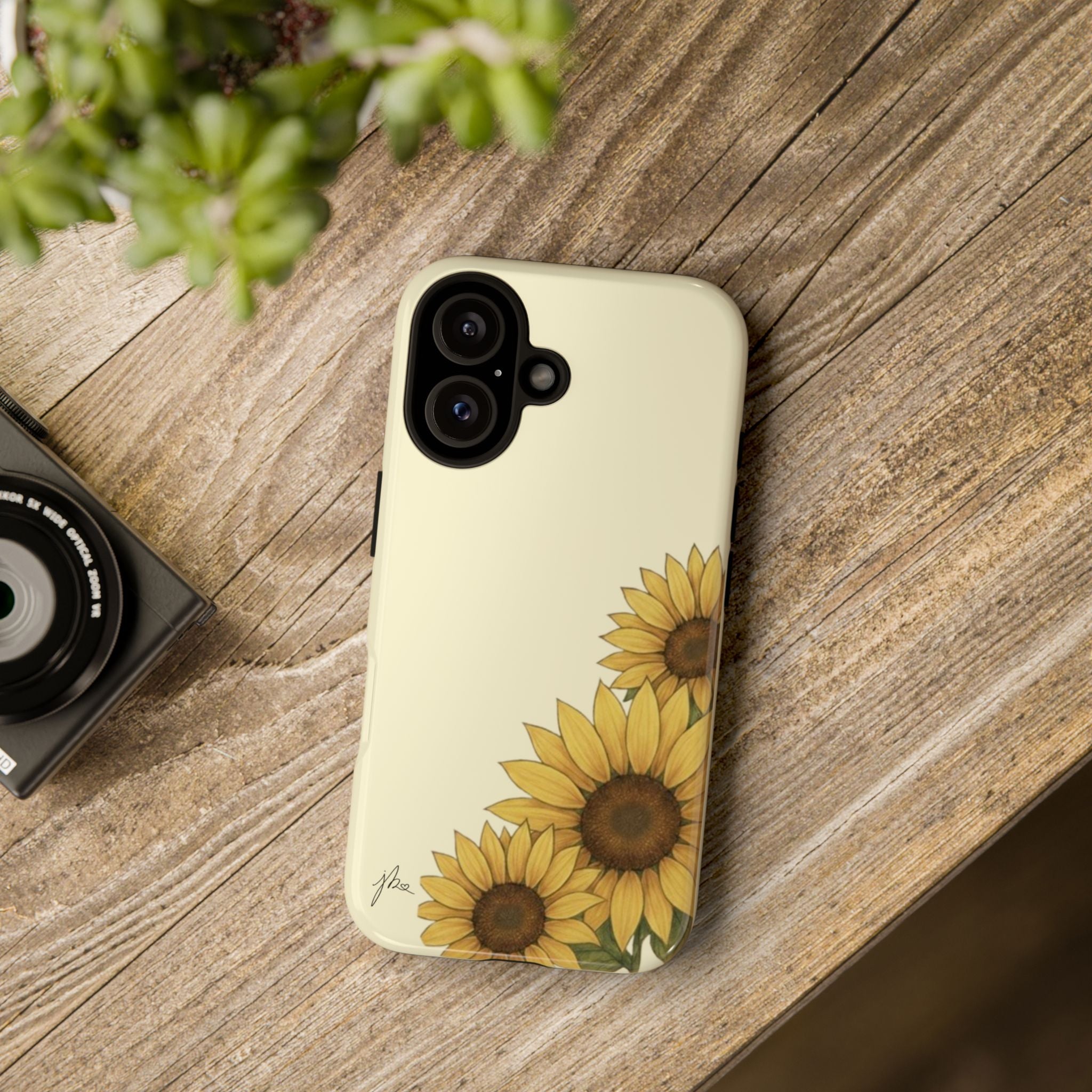 iPhone 8 - 12, 16 - 17 Tough Case - Sunflower Signature Collection by Juli