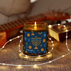 Coconut Apricot Wax Scented Candles - Holiday Collection (Chanukah)