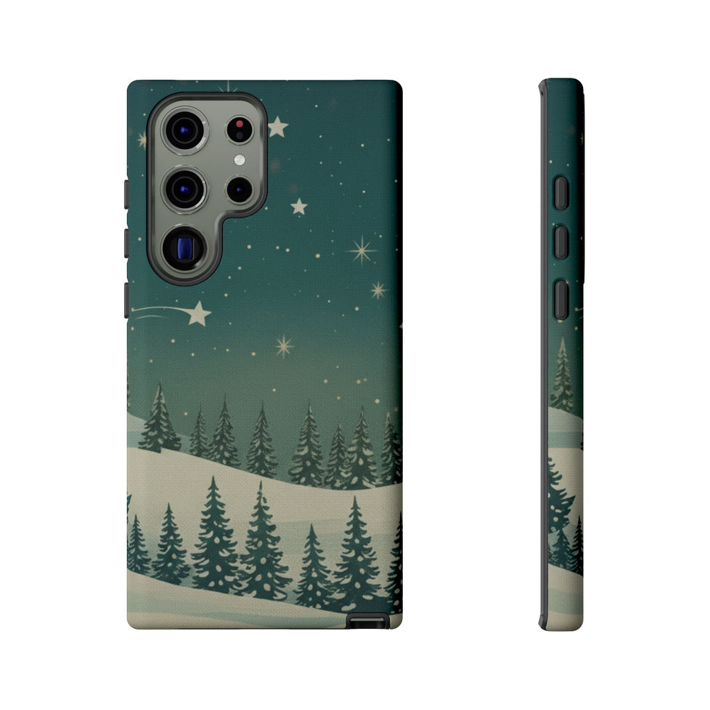 Winter Night Samsung Galaxy/Google Pixel Phone Case - Christmas Holiday Collection