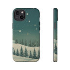 Winter Night Sky iPhone Case - Christmas Holiday Collection