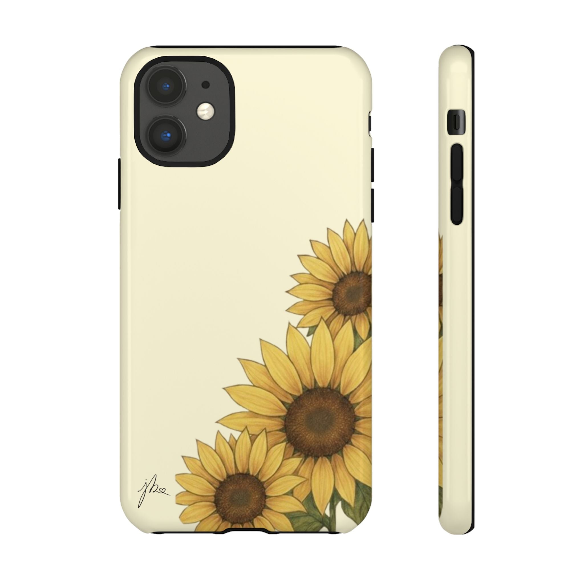 iPhone 8 - 12, 16 - 17 Tough Case - Sunflower Signature Collection by Juli