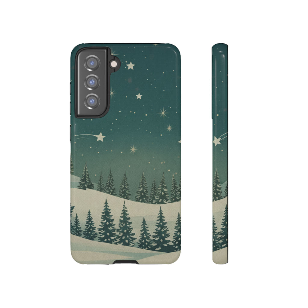 Winter Night Samsung Galaxy/Google Pixel Phone Case - Christmas Holiday Collection