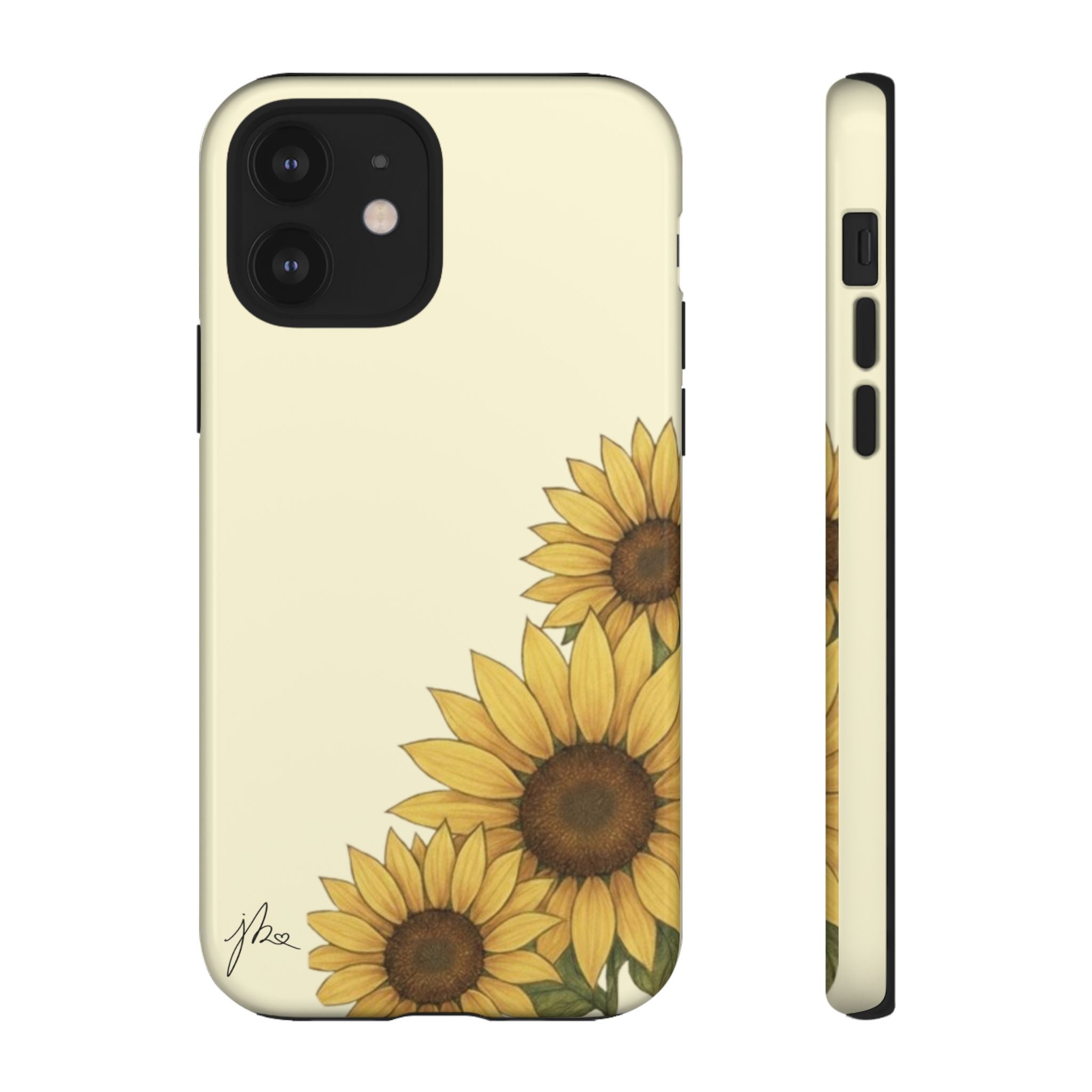 iPhone 8 - 12, 16 - 17 Tough Case - Sunflower Signature Collection by Juli
