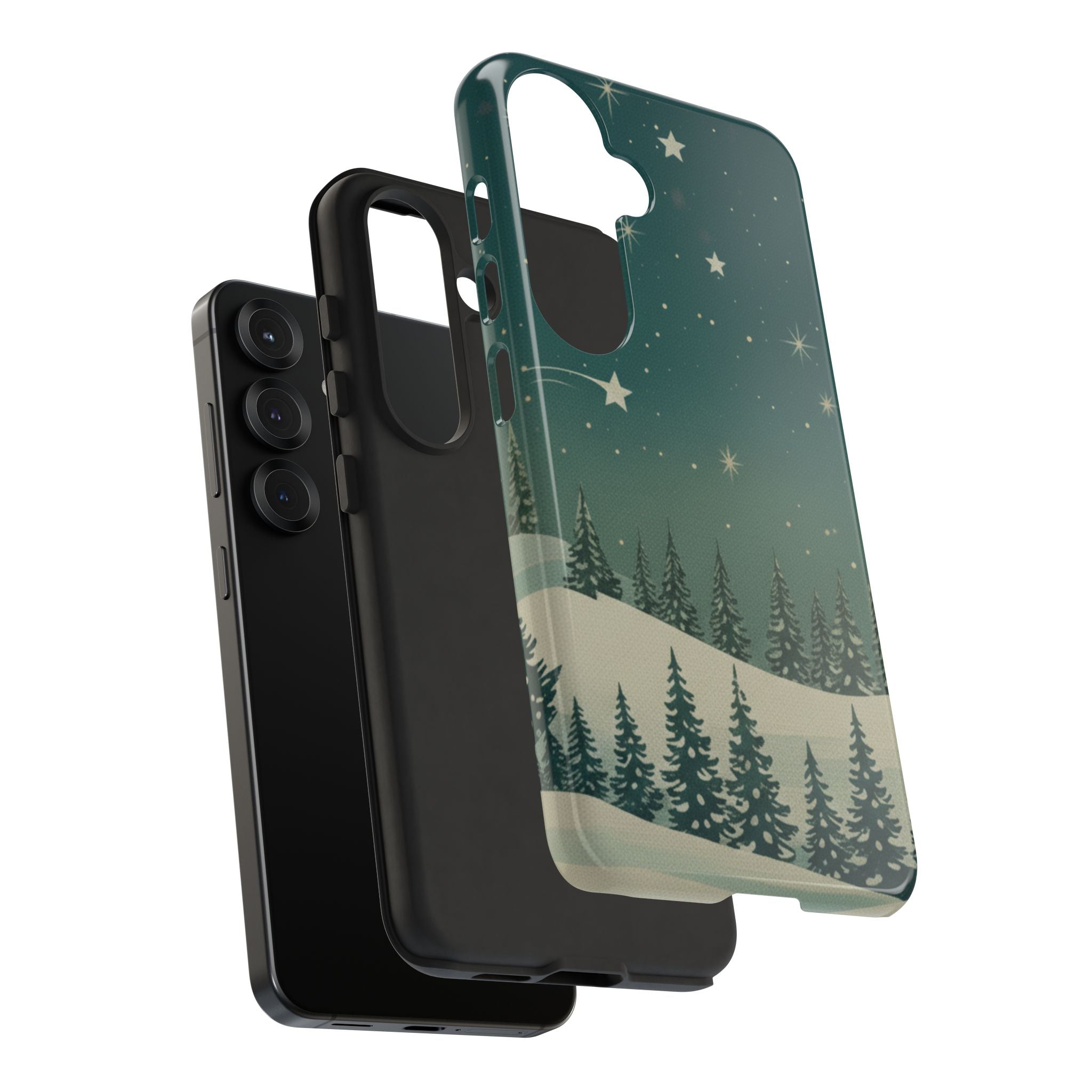 Winter Night Samsung Galaxy/Google Pixel Phone Case - Christmas Holiday Collection